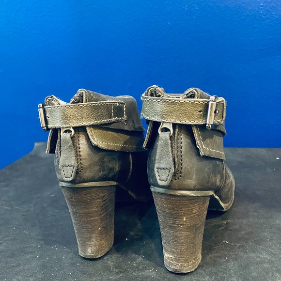 Leather Ankle Boots - Size 6 - Picture 7 of 7